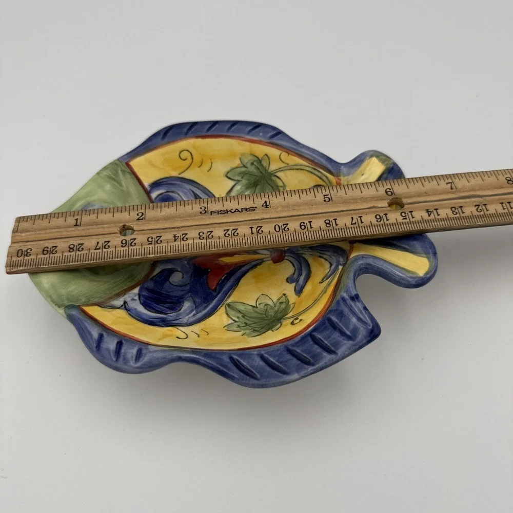 Vintage Hand painted Fish Trinket Holder